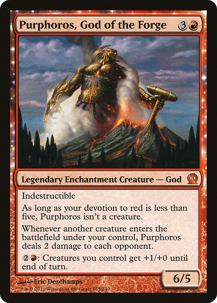 Purphoros, God of the Forge (135) Foil - Theros