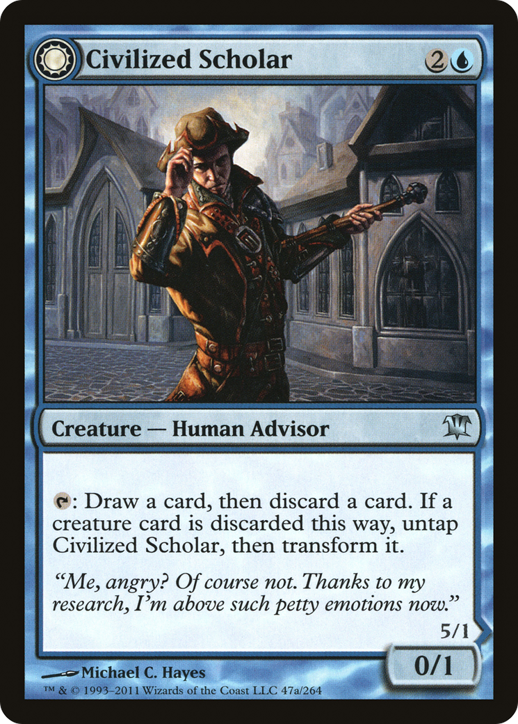 Civilized Scholar // Homicidal Brute (047) - Innistrad