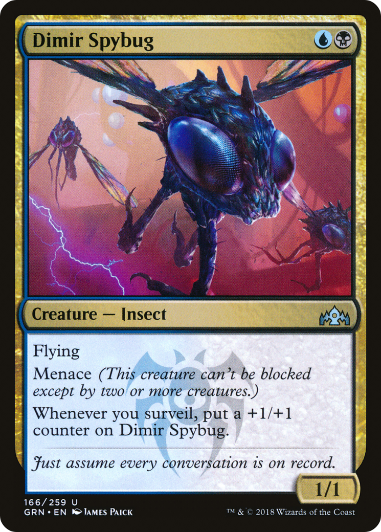 Dimir Spybug (166) - Guilds of Ravnica