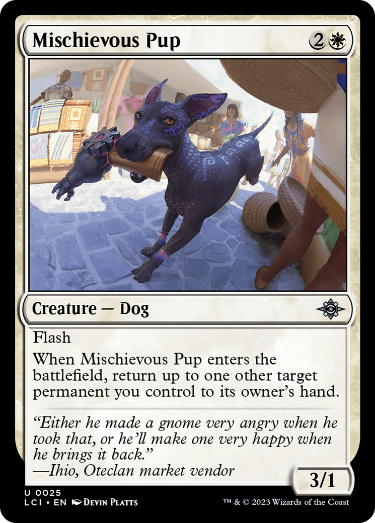 Mischievous Pup (025) - The Lost Caverns of Ixalan