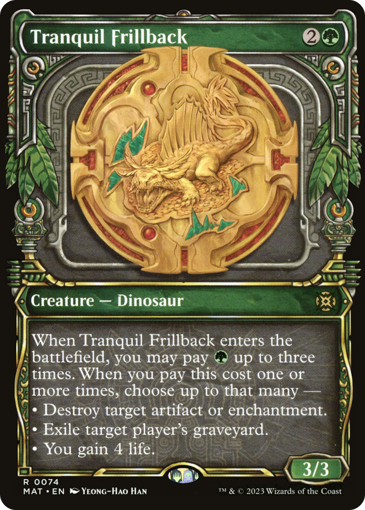 Tranquil Frillback (Showcase) (074) Foil - March of the Machine: The Aftermath