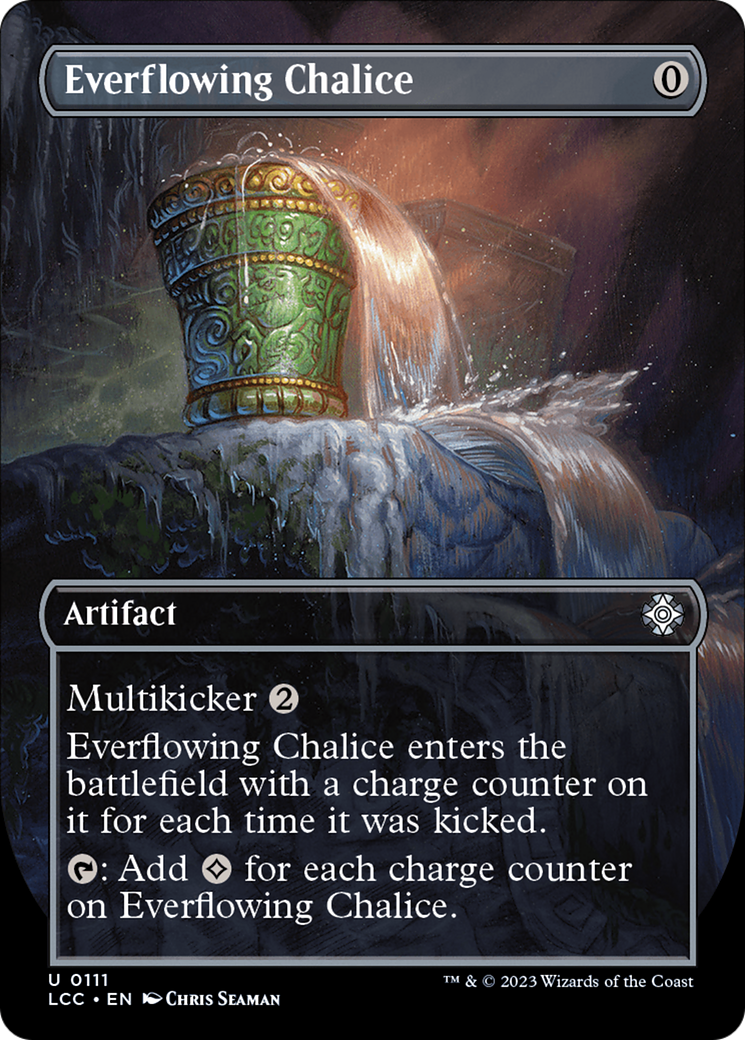 Everflowing Chalice (Borderless) (111) Foil - The Lost Caverns of Ixalan Commander
