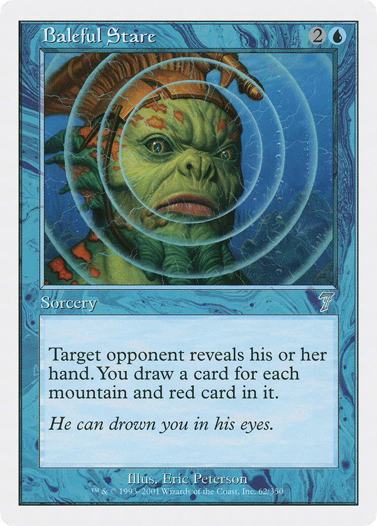 Baleful Stare (062) Foil - Seventh Edition