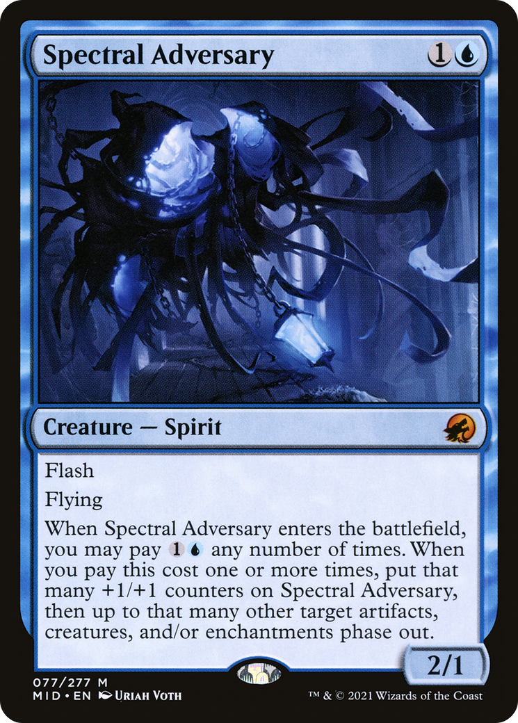 Spectral Adversary (077) Foil - Innistrad: Midnight Hunt