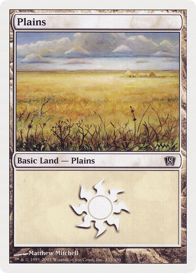 Plains (332) Foil - Eighth Edition