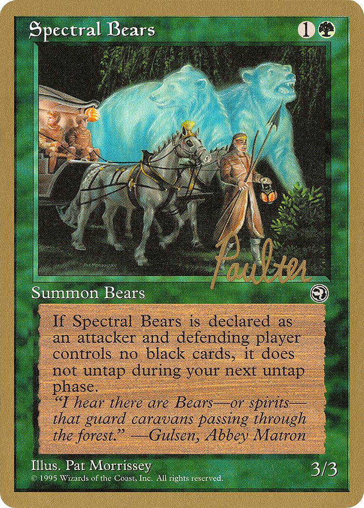 Spectral Bears - 1996 Preston Poulter (HML) - Pro Tour Collector Set
