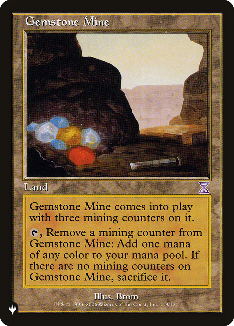 Gemstone Mine (Retro) (TSB-119) - The List
