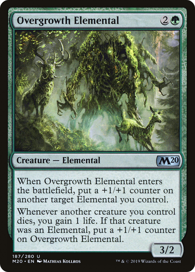Overgrowth Elemental (187) - Core Set 2020