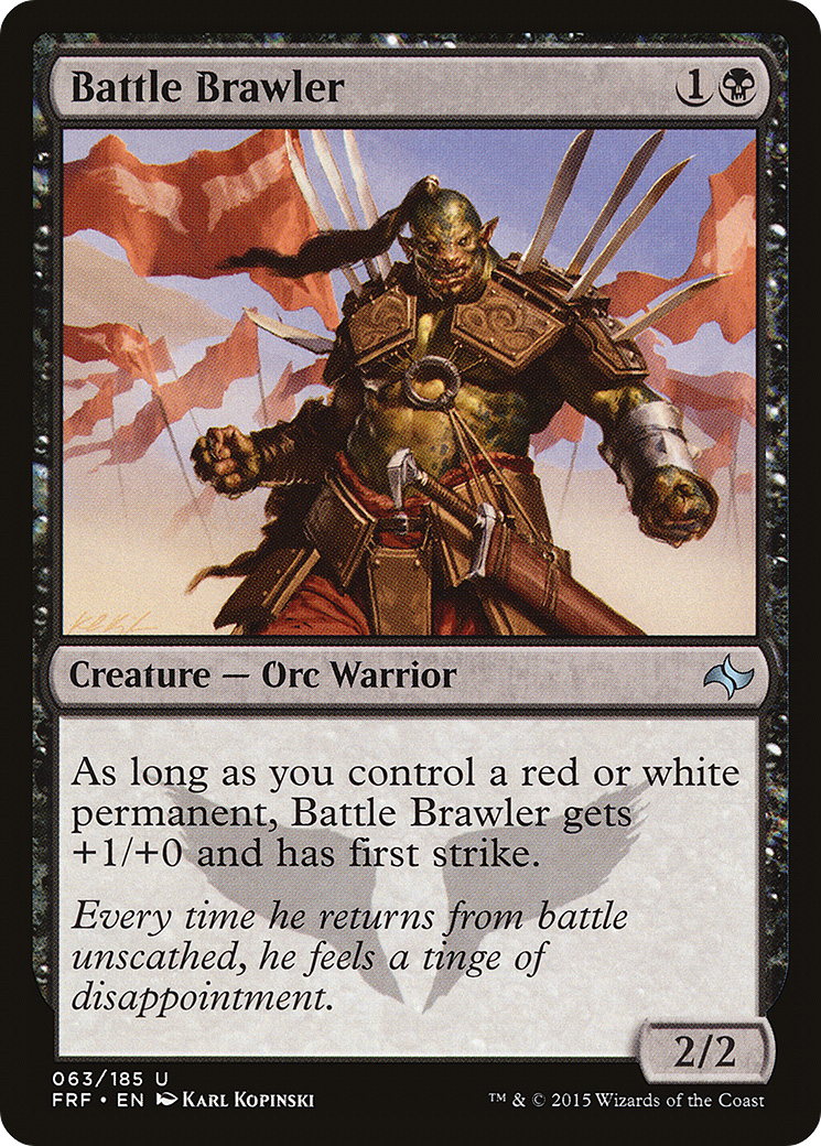 Battle Brawler (063) Foil - Fate Reforged