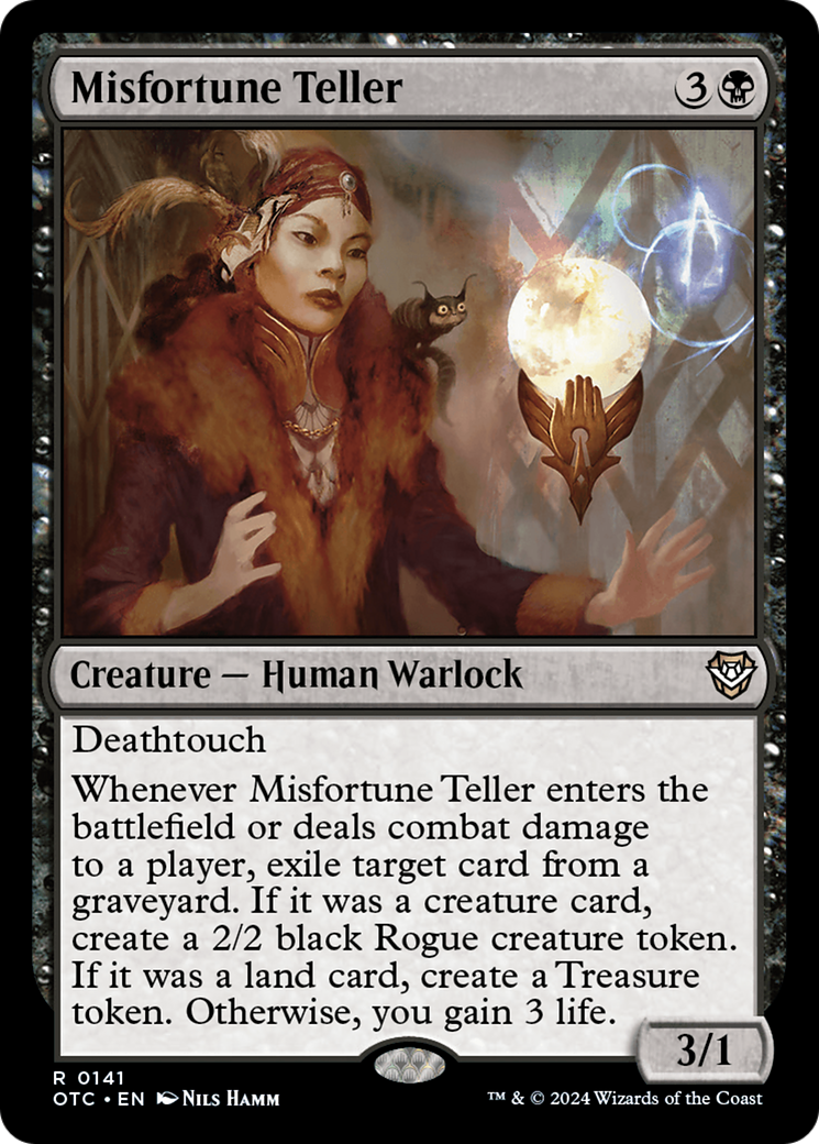 Misfortune Teller (141) - Outlaws of Thunder Junction Commander