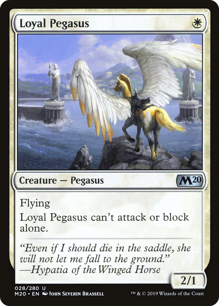 Loyal Pegasus (028) Foil - Core Set 2020