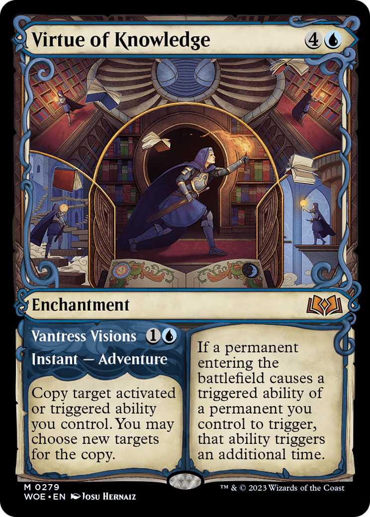 Virtue of Knowledge (Showcase) (279) Foil - Wilds of Eldraine