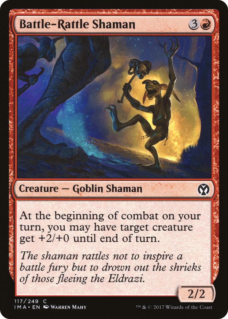 Battle-Rattle Shaman (117) Foil - Iconic Masters