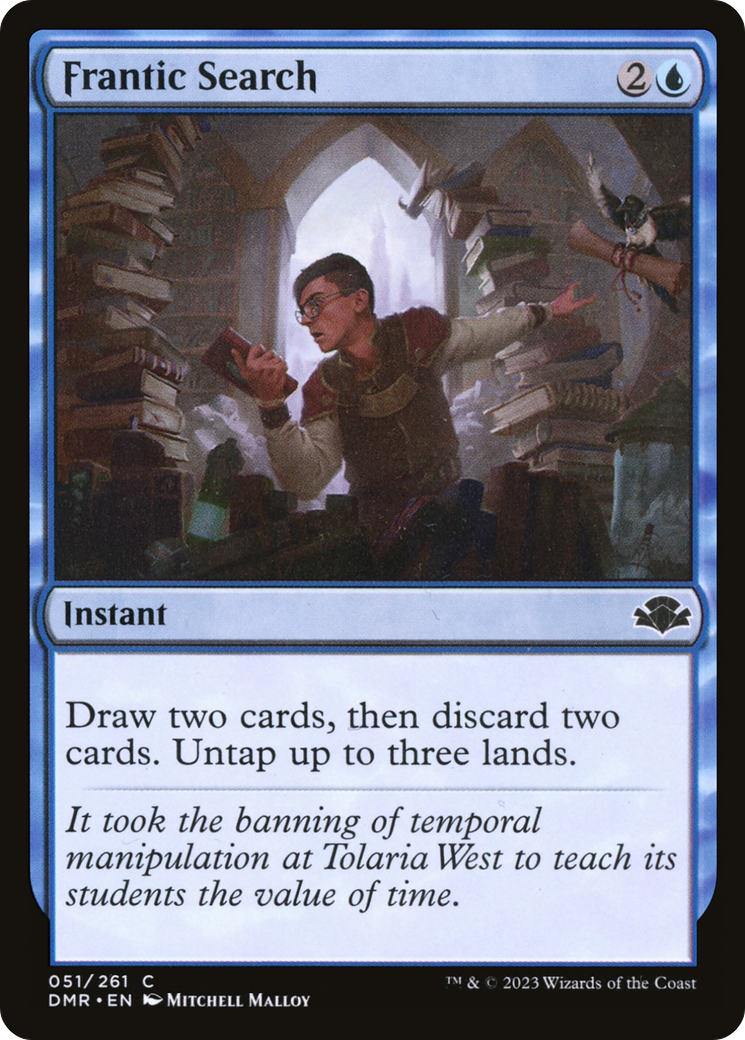 Frantic Search (051) Foil - Dominaria Remastered