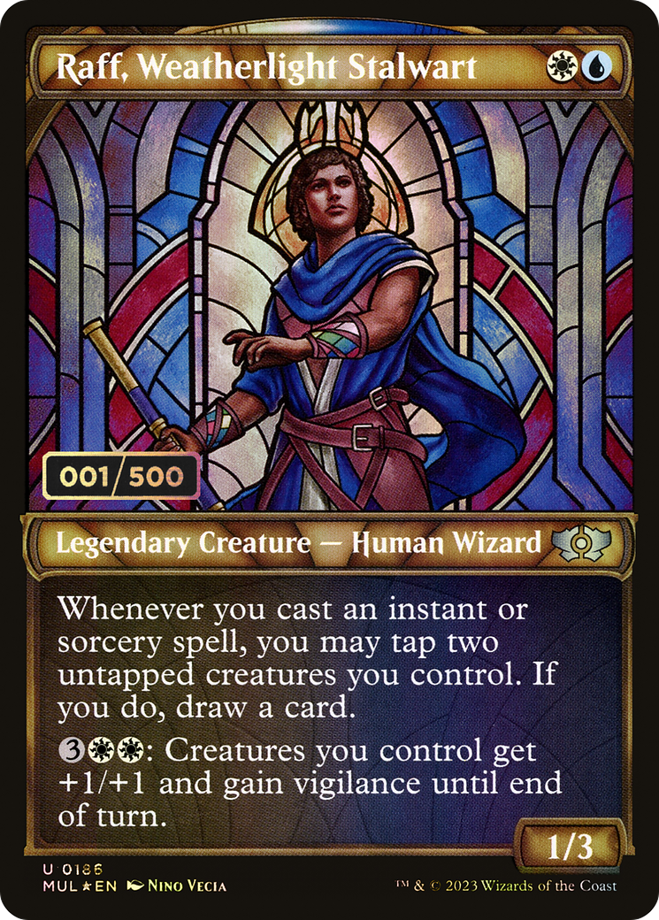 Raff, Weatherlight Stalwart (Showcase) (186z) Foil - Multiverse Legends