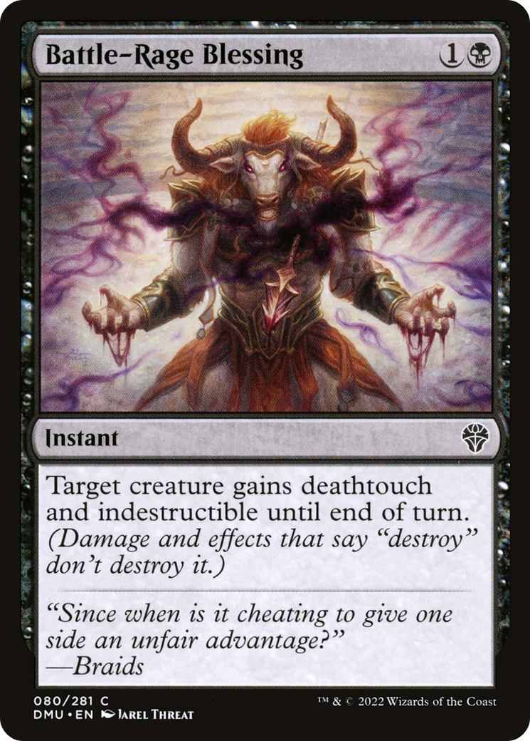 Battle-Rage Blessing (080) - Dominaria United