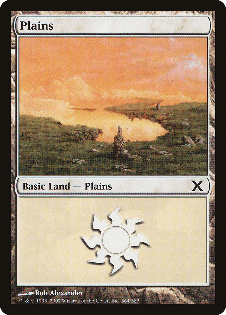 Plains (364) Foil - Tenth Edition