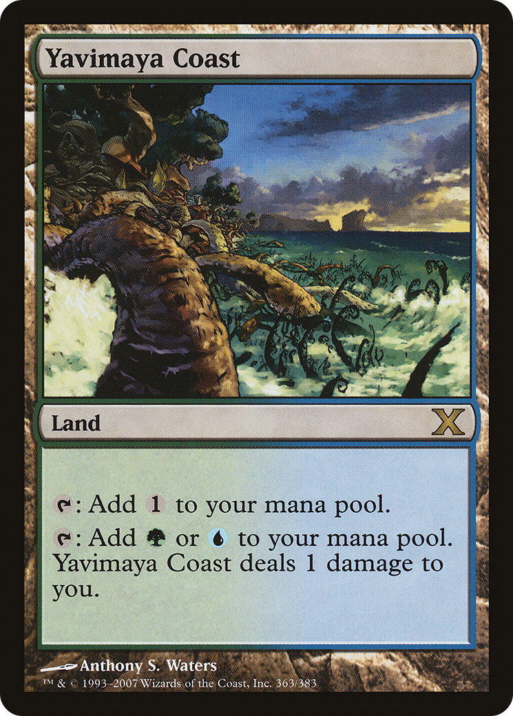 Yavimaya Coast (363) Foil - Tenth Edition