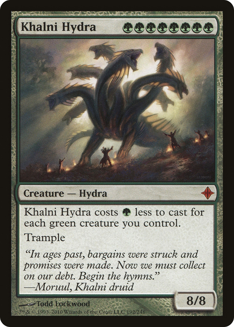 Khalni Hydra (192) Foil - Rise of the Eldrazi
