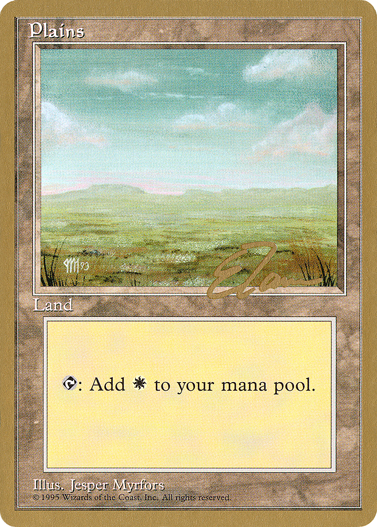 Plains (A) - 1996 Eric Tam (4ED) - Pro Tour Collector Set