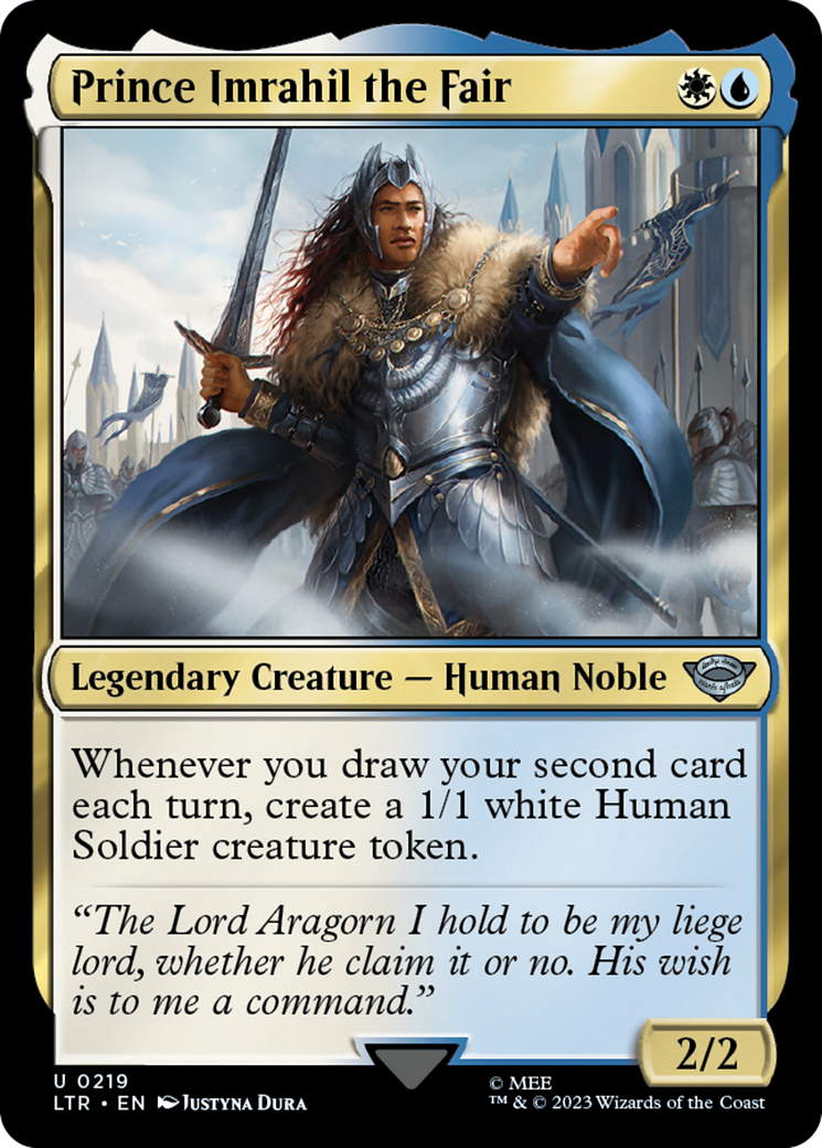 Prince Imrahil the Fair (219) Foil - The Lord of the Rings: Tales of Middle-earth