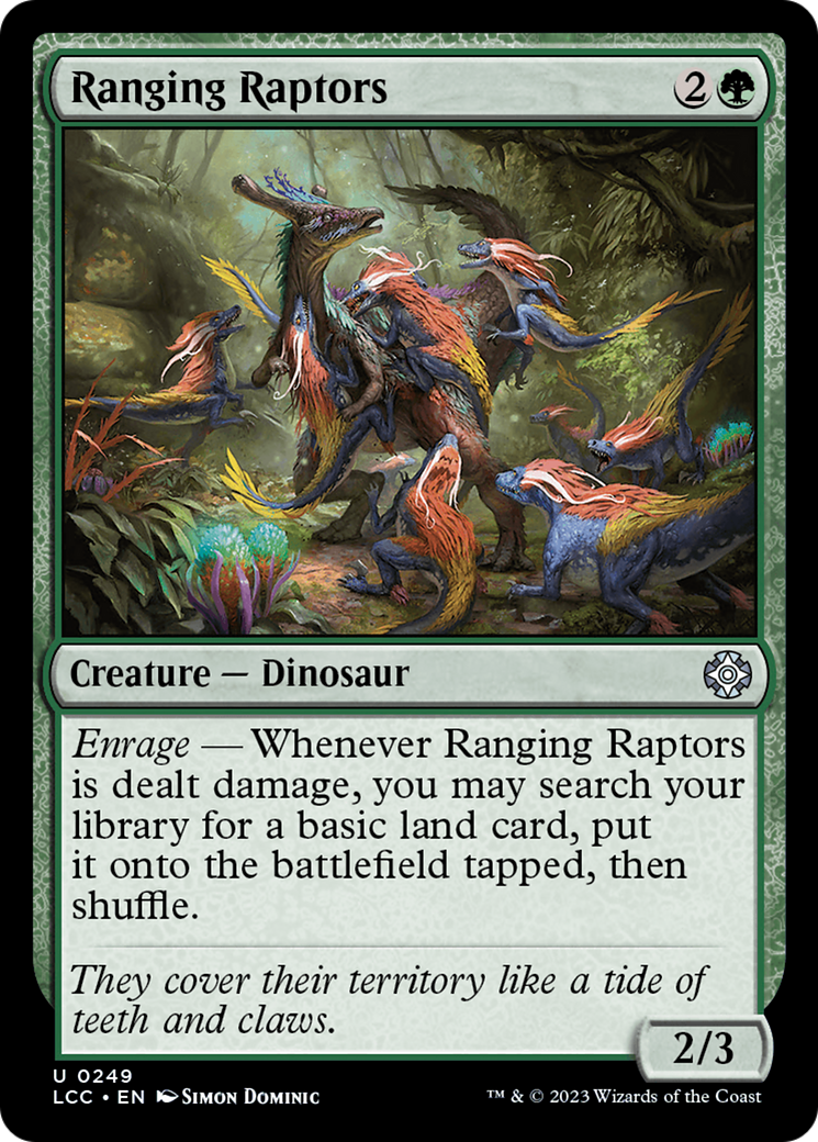 Ranging Raptors (249) - The Lost Caverns of Ixalan Commander