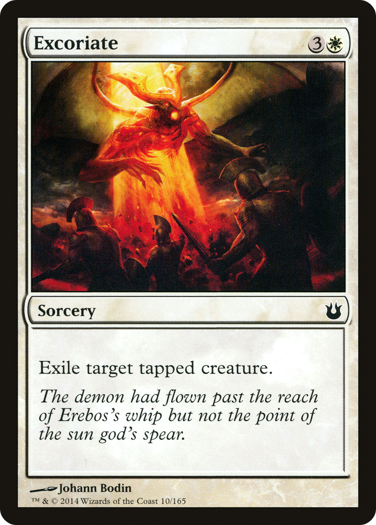 Excoriate (010) Foil - Born of the Gods