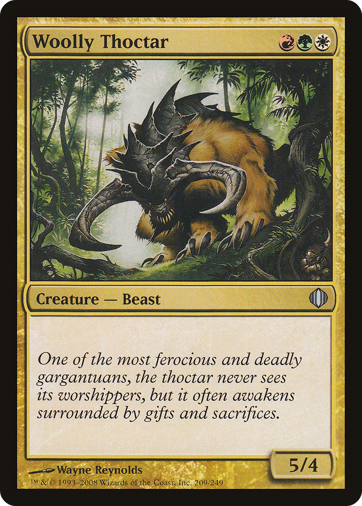 Woolly Thoctar (209) Foil - Shards of Alara