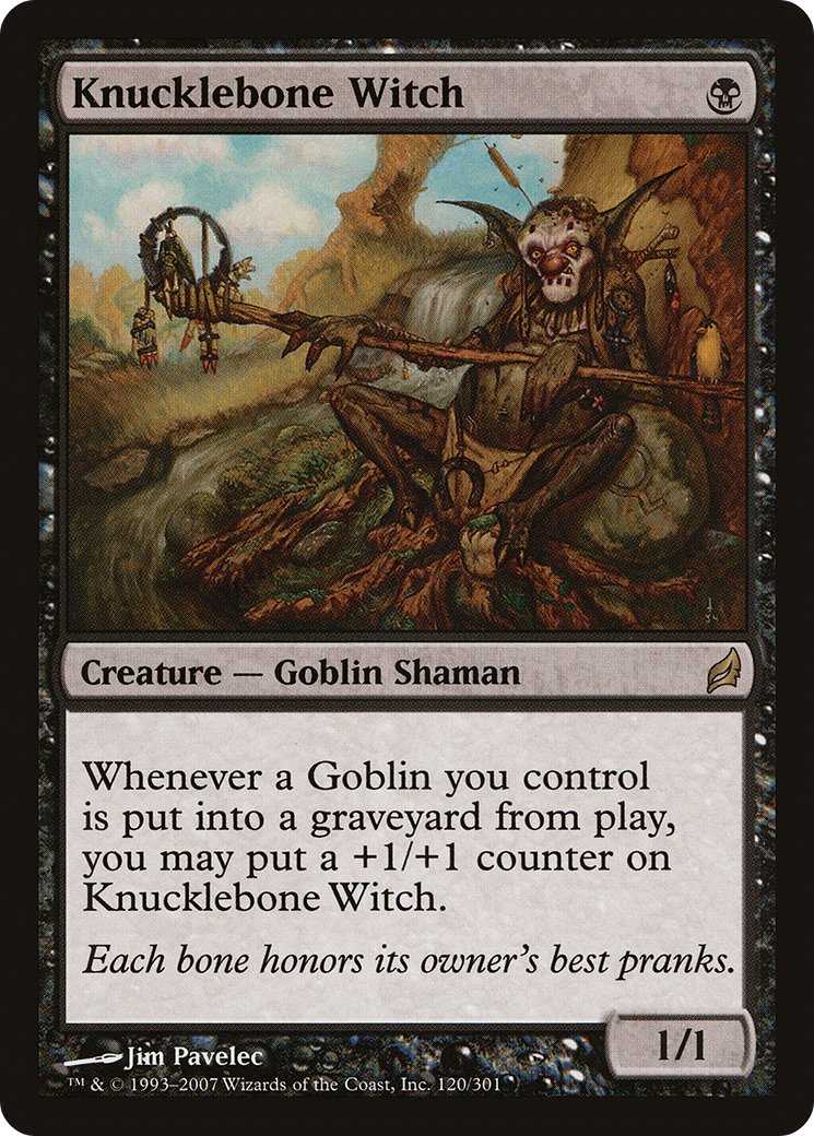 Knucklebone Witch (120) Foil - Lorwyn