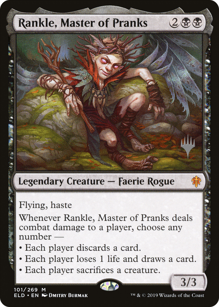Rankle, Master of Pranks (101p) Foil - Throne of Eldraine Promos