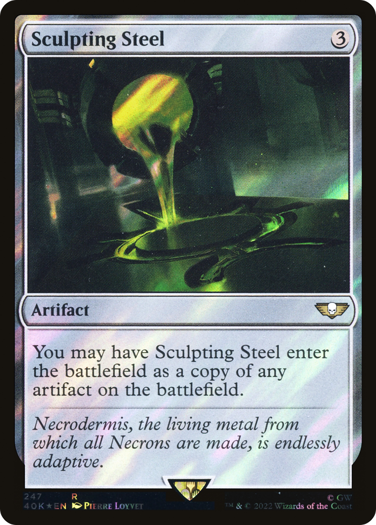 Sculpting Steel (247) Surge Foil - Warhammer 40,000 Commander