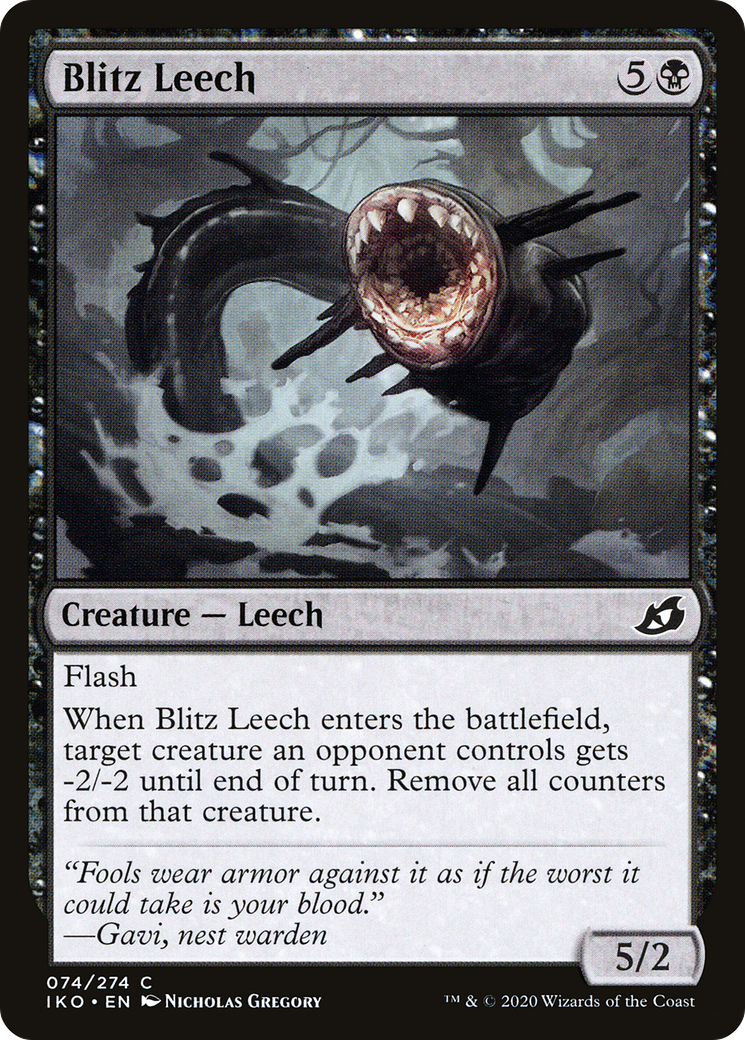 Blitz Leech (074) Foil - Ikoria: Lair of Behemoths