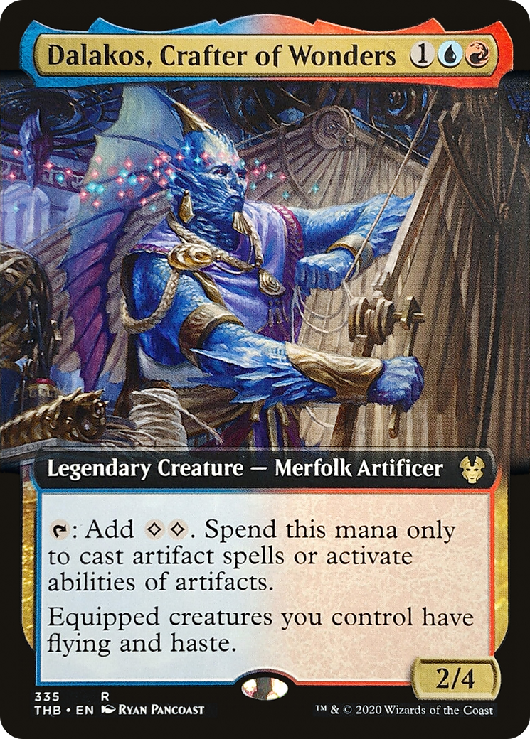 Dalakos, Crafter of Wonders (Extended Art) (335) Foil - Theros Beyond Death