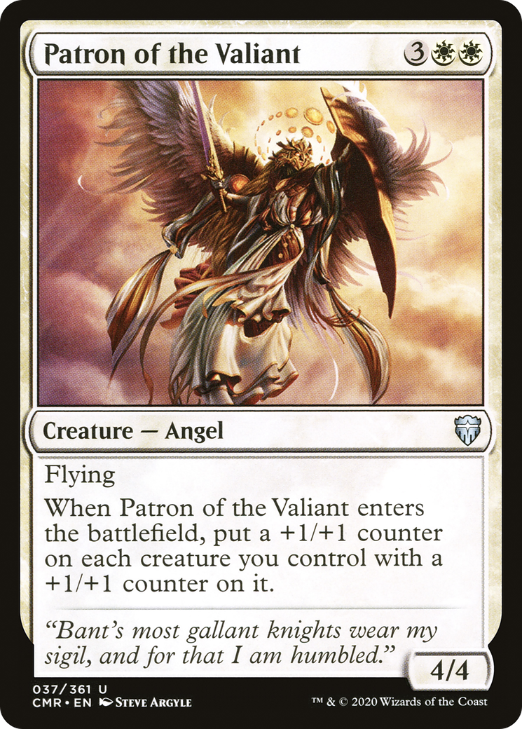 Patron of the Valiant (037) Foil - Commander Legends