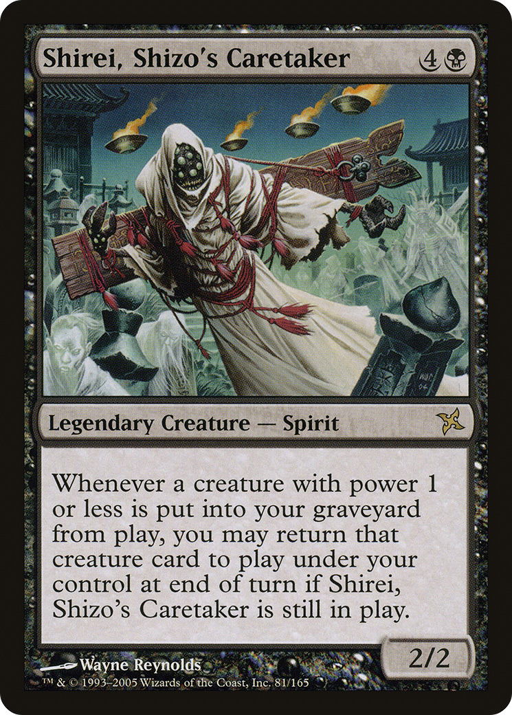 Shirei, Shizo's Caretaker (081) Foil - Betrayers of Kamigawa
