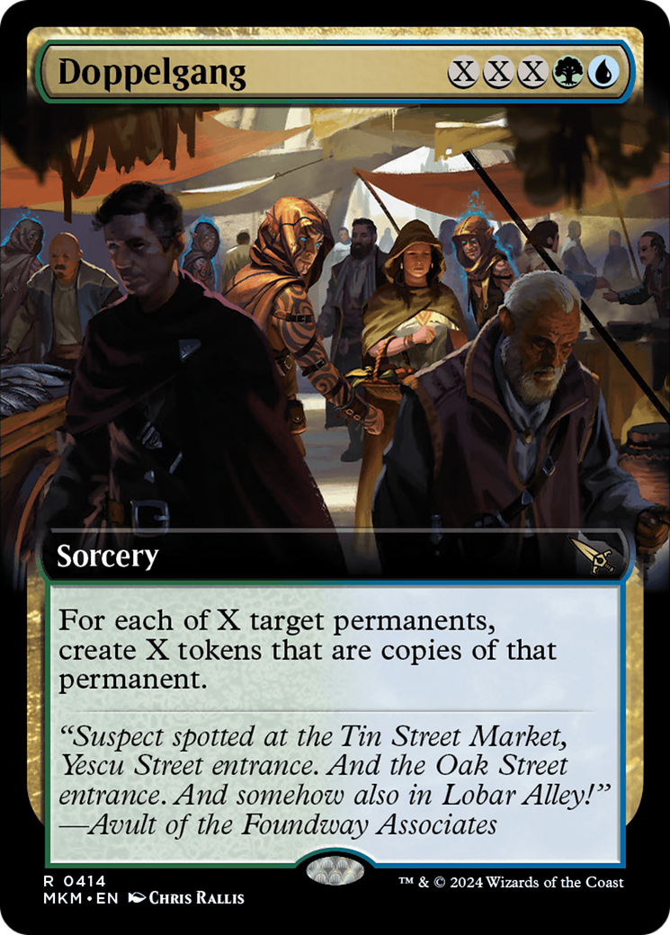 Doppelgang (Extended Art) (414) Foil - Murders at Karlov Manor
