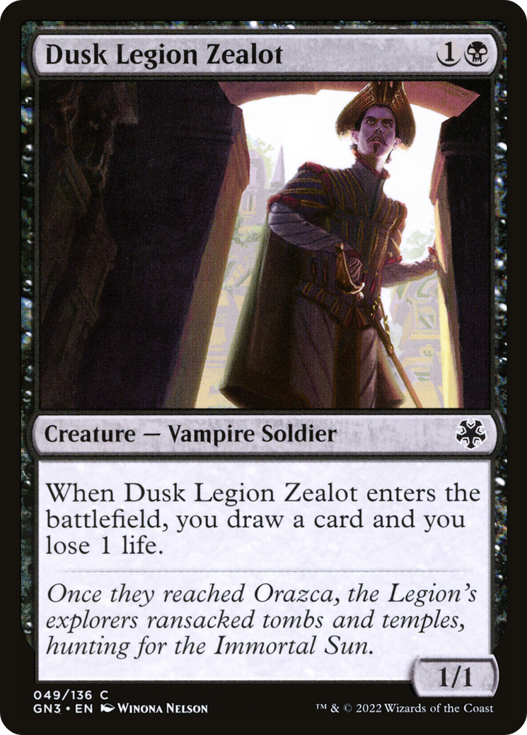 Dusk Legion Zealot (049) - Game Night: Free-for-All