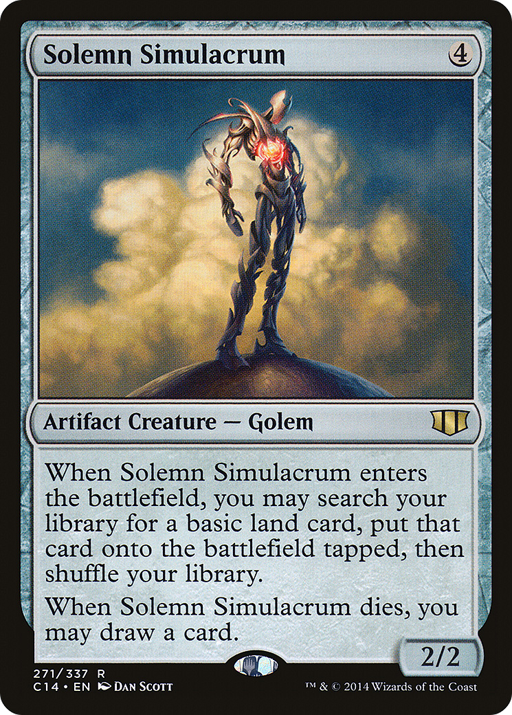 Solemn Simulacrum (271) - Commander 2014