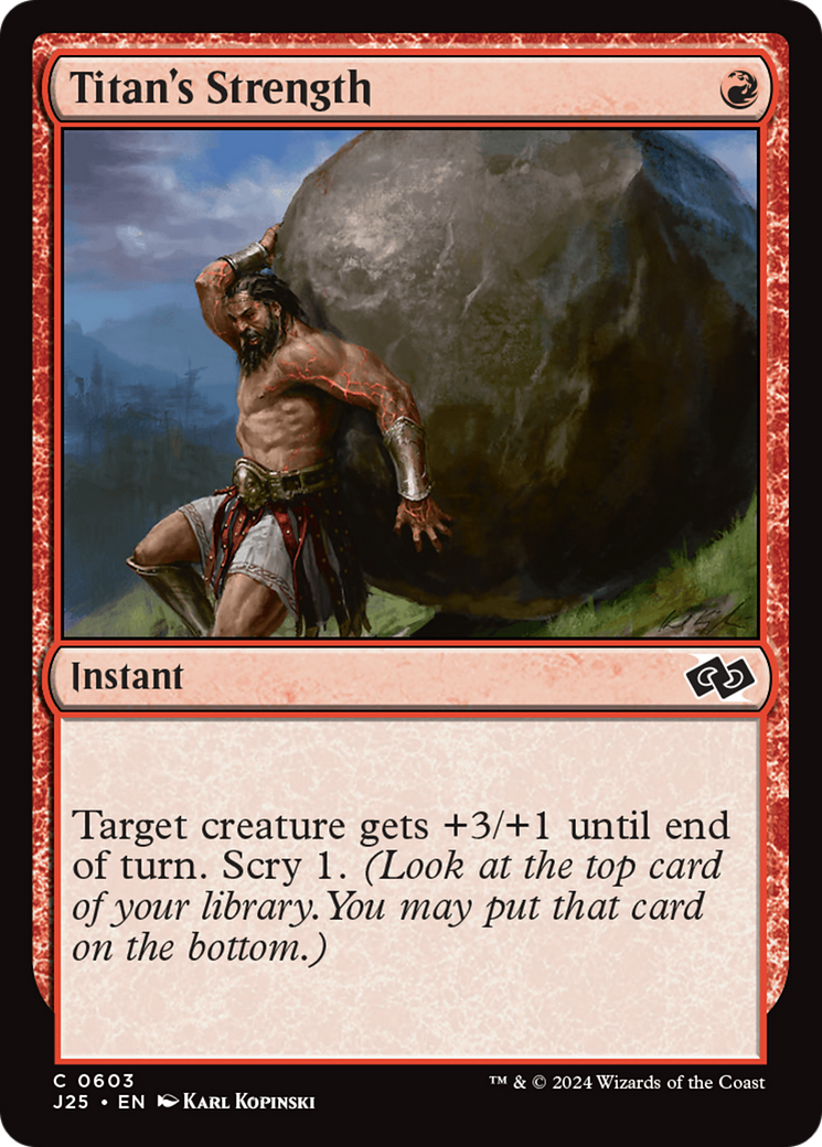 Titan's Strength (603) - Foundations Jumpstart