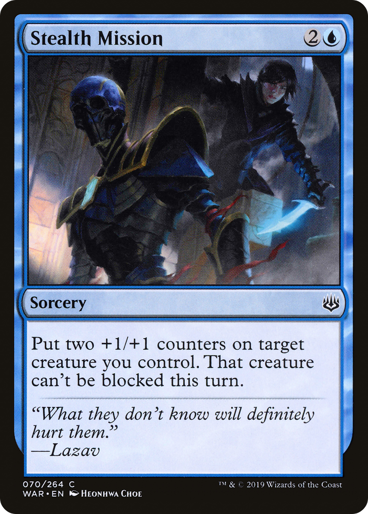 Stealth Mission (070) Foil - War of the Spark