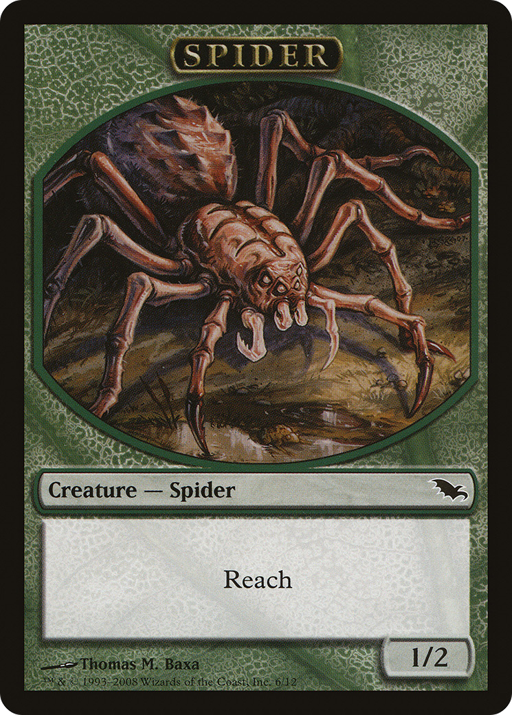 Spider Token (006) - Shadowmoor Tokens