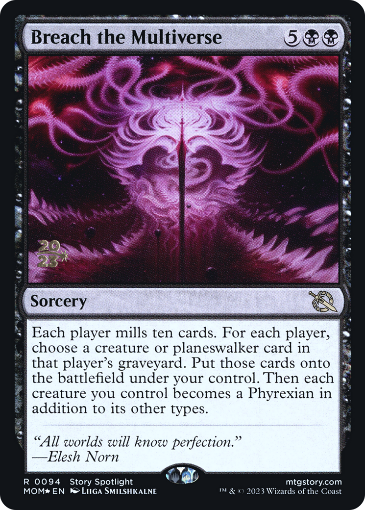 Breach the Multiverse (94s) Foil - March of the Machine Promos