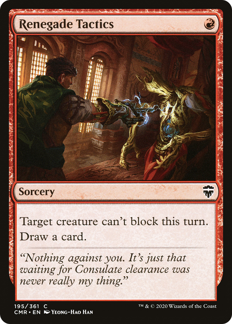 Renegade Tactics (195) Foil - Commander Legends