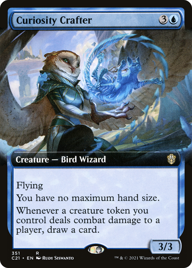 Curiosity Crafter (Extended Art) (351) - Commander 2021