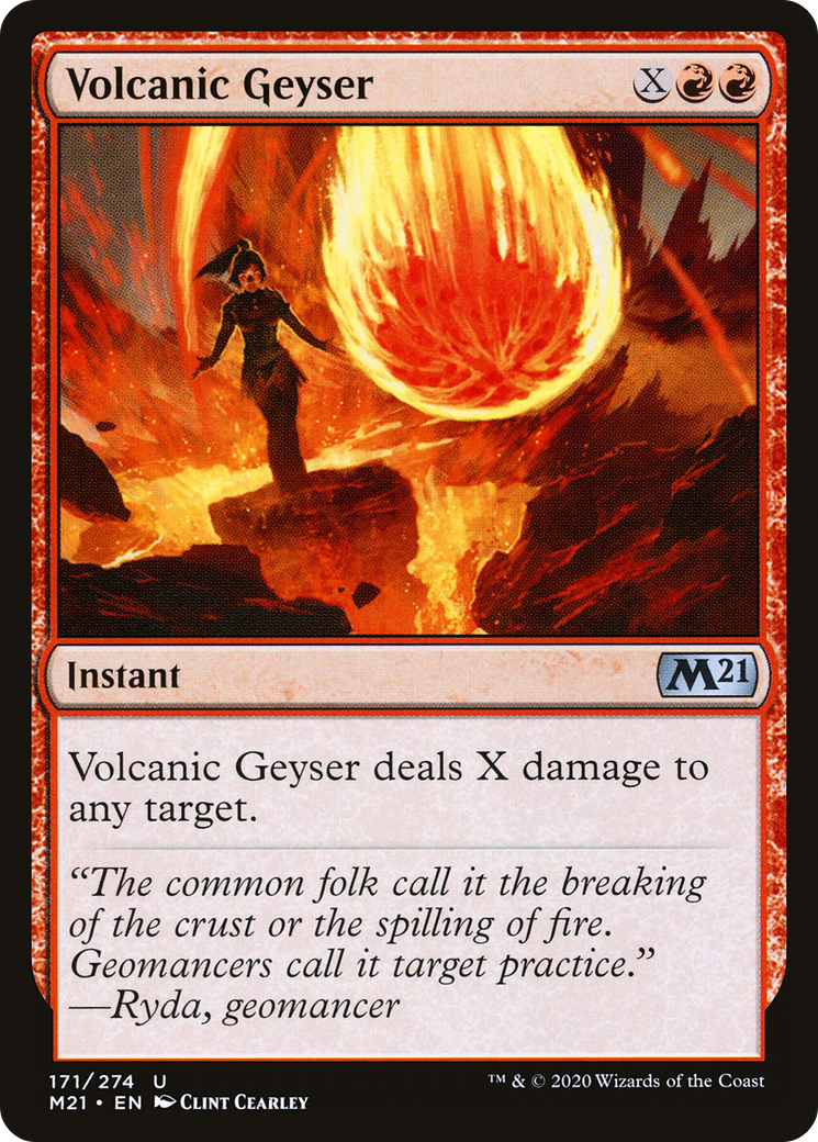Volcanic Geyser (171) Foil - Core Set 2021