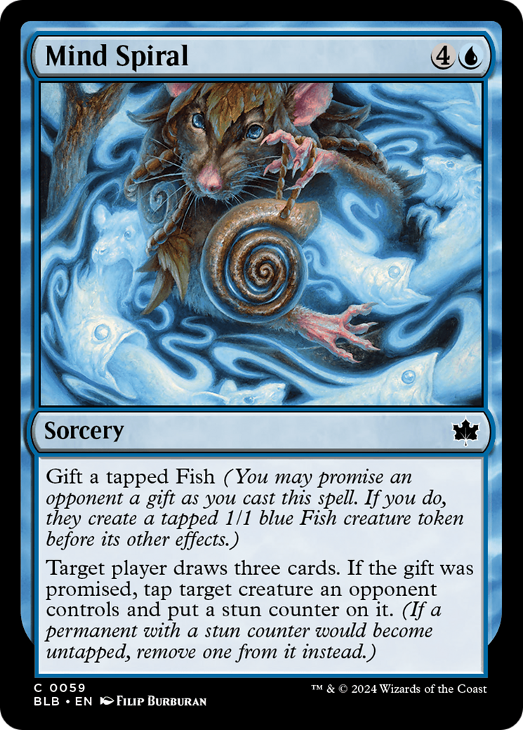 Mind Spiral (059) Foil - Bloomburrow