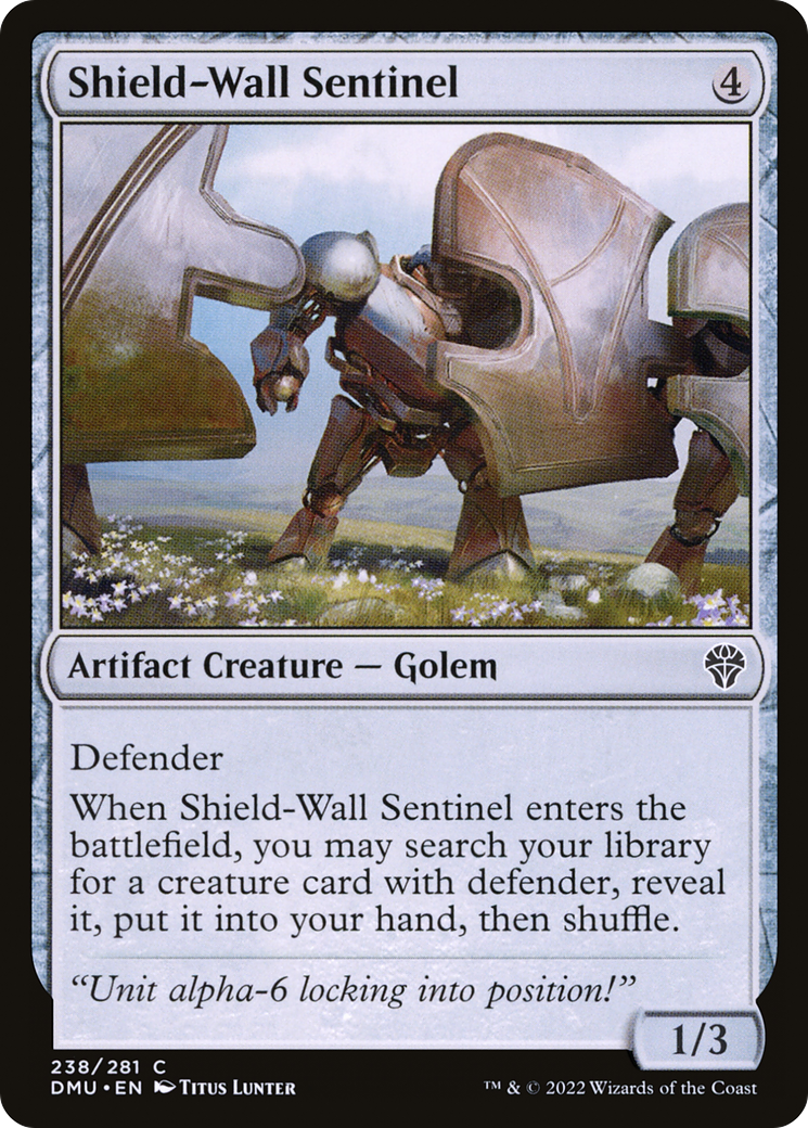 Shield-Wall Sentinel (238) - Dominaria United