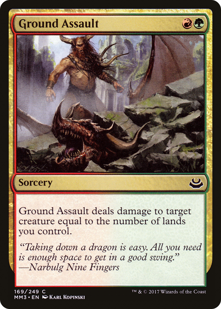 Ground Assault (169) Foil - Modern Masters 2017