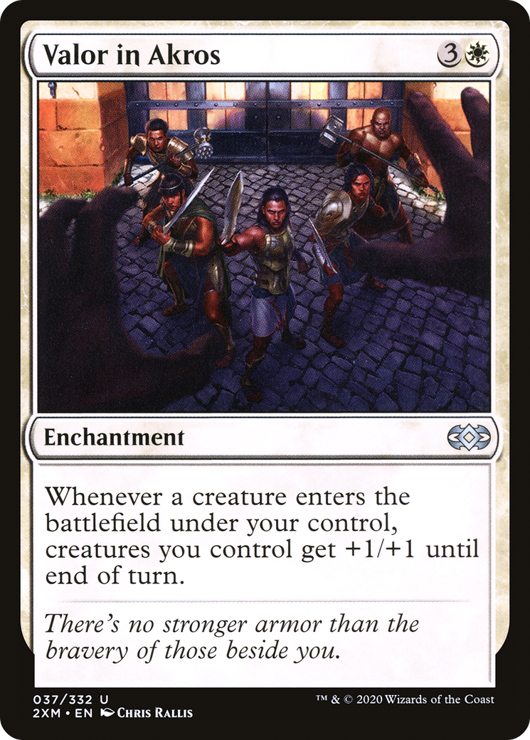 Valor in Akros (037) Foil - Double Masters