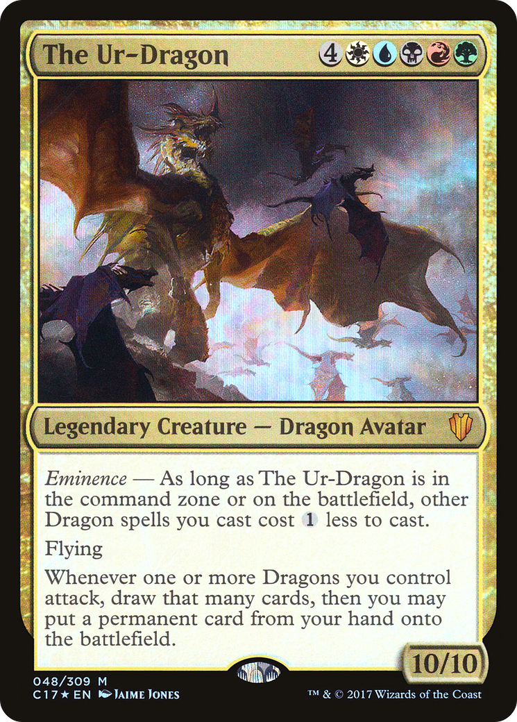 The Ur-Dragon (048) Foil - Commander 2017